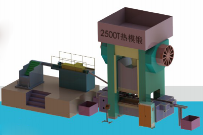 熱模鍛壓力機(jī)與步進(jìn)梁鍛造機(jī)械手完美搭配，實(shí)